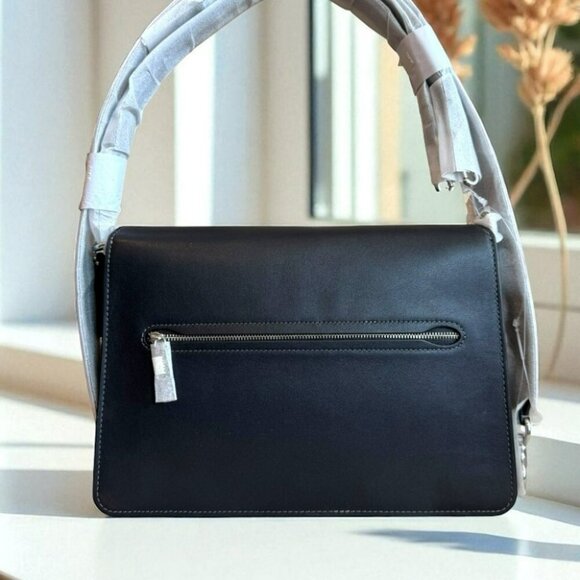 Coach Authentic Black Tabby Shoulder Bag 30 Silver Hardware NWT - Picture 5 of 15